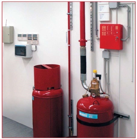 Системы автоматического газового пожаротушения